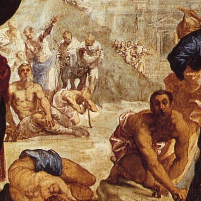 Saint Augustin guérissant les estropiés - Tintoret