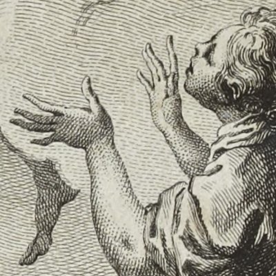 L’ange Jesrad se révèle à Zadig (Voltaire, Romans et contes, 1778) - Monnet